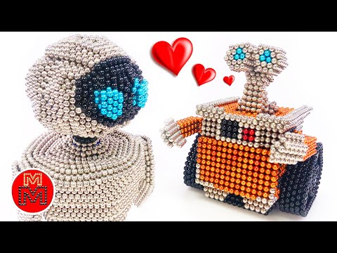 DIY – Wall-E magnetic balls and Eve toys (ASMR satisfying) I Magic Magnet