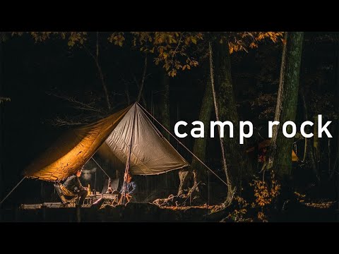 【雨キャンプ】タープで過ごすデイキャンプ 冬キャンプおすすめパエリアとミネストローネ
