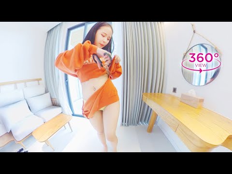 VR360 Lookbook – Cute Girl cut her clothes | Fashions DIY Hacks