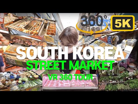 VR360 TOUR | WATCH 360 VR SOUTH KOREA STREET MARKET TOUR INSIDE WITH ME? | ASMR | VROK | INSTA 360