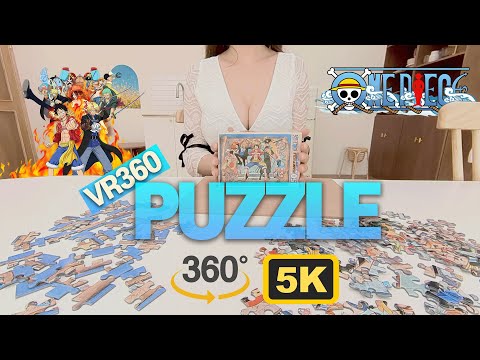 VR360 5.7K | 원피스 퍼즐 VR360도로 볼래요? | ONEPIECE PUZZLE  | 航海王 拼图 | Luffy | Shanks | VROK | 브이록