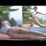 (4K 고화질) 자연속에서 요가🔥  / (4K HD) Home Yoga and Pilates in Nature /  홈트 요가 필라테스 다양한 자세