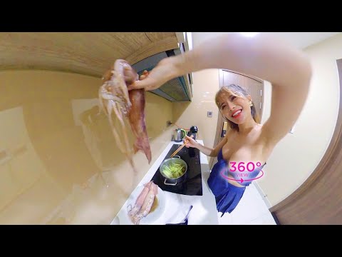 VR360 Lookbook – Mukbang ASMR Eating Sound Squid