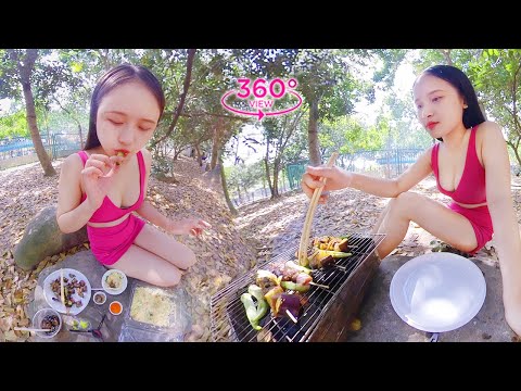 VR360 META – Grilled Food In The Forest