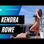 @Kendra Rowe Sun Bathing on a Private Rooftop | Films LA Swimsuit
