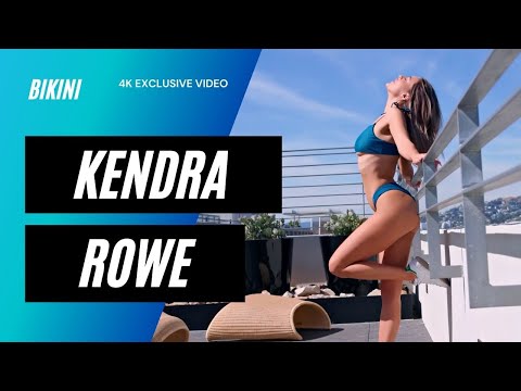 @Kendra Rowe Sun Bathing on a Private Rooftop | Films LA Swimsuit