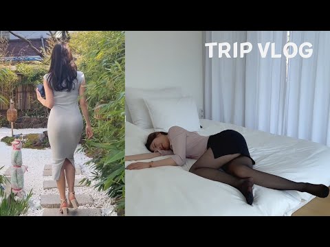 (VLOG)예쁜 옷 입고 예쁜 숙소 투어(경주, 청도) / Korea trip vlog 韓國人 韓国旅行 viaje a Corea