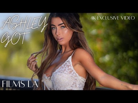 Ashley Got Outdoors in One Piece Lingerie Suit