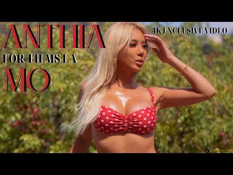 Anthia Mo In Tight Red Bikini