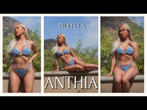 Anthias blue Jean bikini 👀🔥