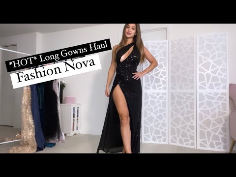 *HOT* Long Dresses Haul from Fashion Nova