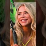 Swimsuit Model Antje Utgaard Warms Up for Tennis Match!