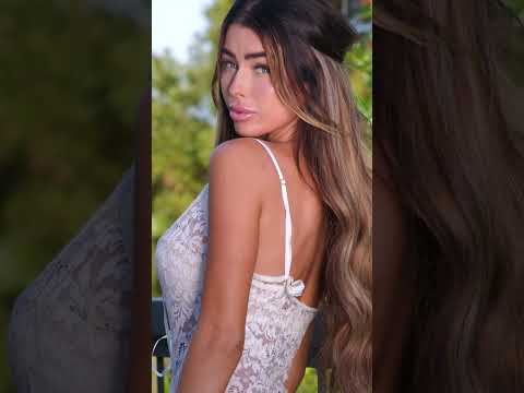 Ashley Wearing White – Swimsuit Model Stunner!