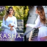 Model Akasha Showing Off New Tennis Skirt