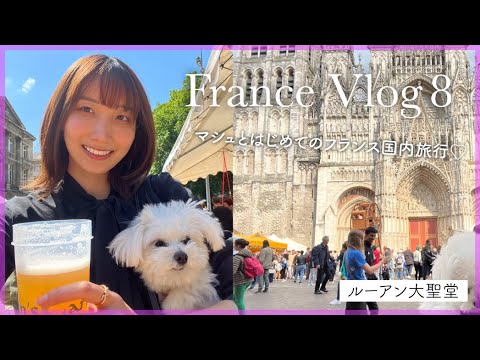 【ルーアン】朝からビール飲んでわんこと一緒にフランス地方都市巡りしたら気持ち良すぎた…