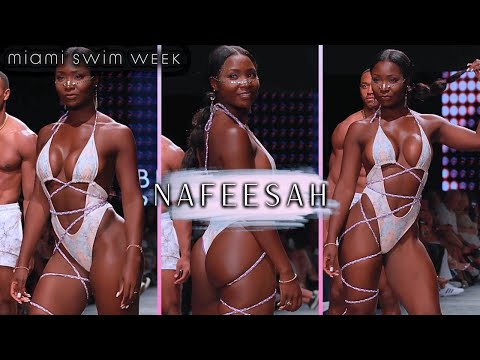 Stunning Bikini Model Nafeesah for Miami Swim Week in Slow Motion