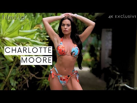 Swimsuit Model Charlotte Moore in Bikini Exclusive