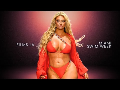 Top Blondes| Fire Red Swimsuit Video| by Art Hearts Fashion