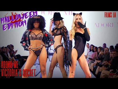 Halloween Lingerie Model Runway Show by Art Hearts Fashion