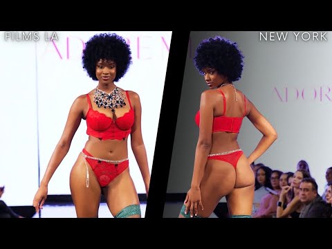 Lingerie Model Shawn Jewel Walks New York Fashion Week by Art Hearts Fashion