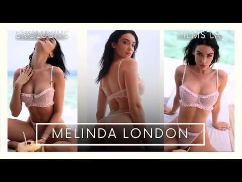 Melinda London Sharky Poolside in Lingerie Bikini