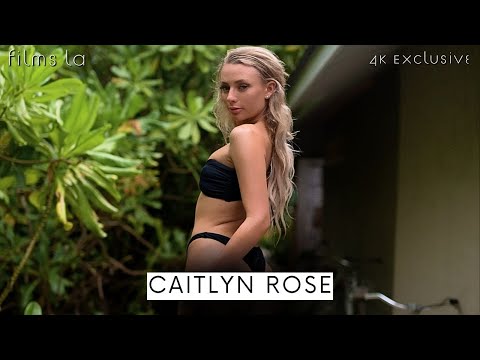 Caitlyn Rose Sheer Black Bikini Photo Shoot 📸🔥