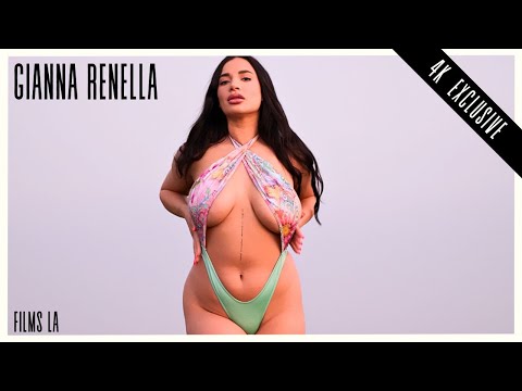 TOP MODEL Gianna Renella Shows Off in a Crossed Bikini