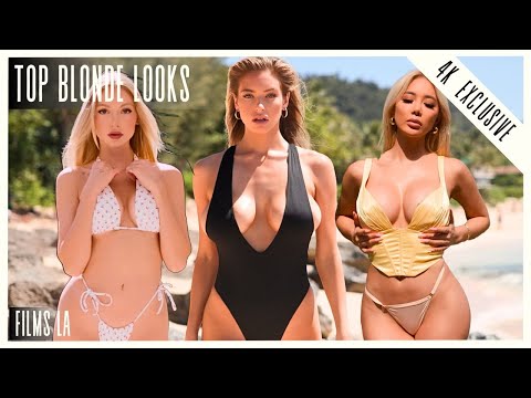 Films LA Top Blonde Swimsuit Models