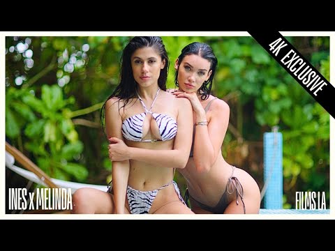 Bikini Model Duo Ines x Melinda Sunbathe Together