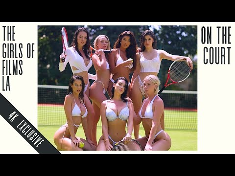 Christmas Came Early  | Films LA | Bikini Models Playing Tennis Together