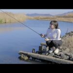 極太な巨大ミミズでおつまみ釣り。