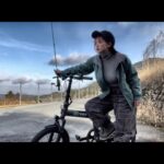 自転車に乗って山奥の釣り場へ・・・。