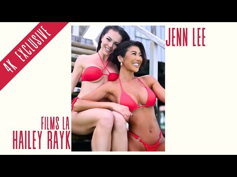 Jenn + Hailey | Double Dose | Bikini Models in Red