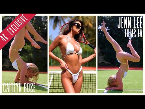 Caitlyn & Jenn Together | Hottest Models of the Tennis Court