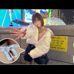 大事なとこがパールになってる下着でお散歩したら…//(大阪編1/47)