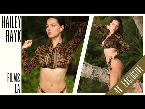 Wild Side of Hailey Rayk in Jungle Bikini Shoot