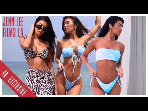 Fashion Model Jenn Lee In Bikini Collection