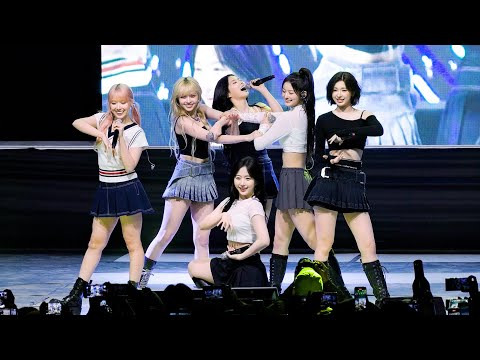 240527 엔믹스 NMIXX Full ver Love Me Like This + Roller Coaster + DICE + Soñar + DASH 4K 60P 직캠 @신한대 축제