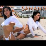 UNREAL Samantha Sanchez is Wet In NEW White Bikini