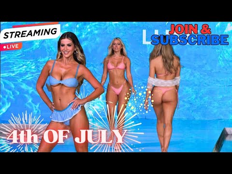 (Live) Miami Swim Week 2024- Red White and Blue Watch Party