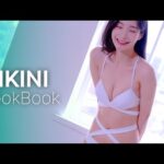 (4k)깔끔한 화이트 비키니👙바디핏을 잘 살려줘요