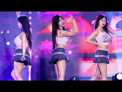 240905 지원 JEEWON 시그니처 cignature ‘안녕, 인사해 + 풍덩 + AURORA’ 4K 60P 직캠 @위문열차 by DaftTaengk