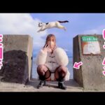 【ぱ○チラ不可避】瀬戸内海に浮かぶ猫が飛ぶ島で癒されるはずが…ミニスカ事件発生！？ (香川県佐柳島)