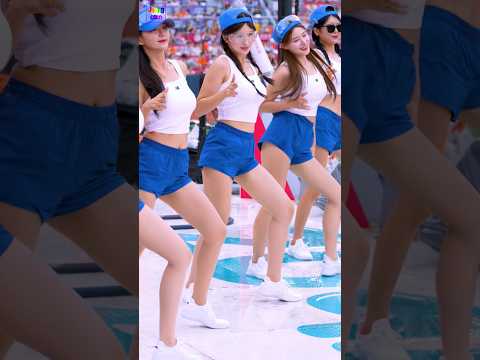 피리 아웃송😄KT위즈 미녀 치어리더들😘🥽워터페스티벌🧡 #kt위즈 #김정원 #치어리더