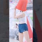 양동이로 막아보지만 단장님 😘공격을 못피한 이예빈 ㅋㅋ😁😆#이예빈 #kt위즈 #치어리더
