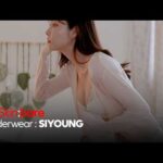 [4K] 75C / 여성스러운 느낌,화이트 레이스 언더웨어