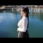 夕暮れの海、いっぱい釣れたので。