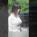 貧困女子の入浴ルーティン【最安の古民家にわく温泉】Japanese hot springs りんの田舎暮らし #shorts